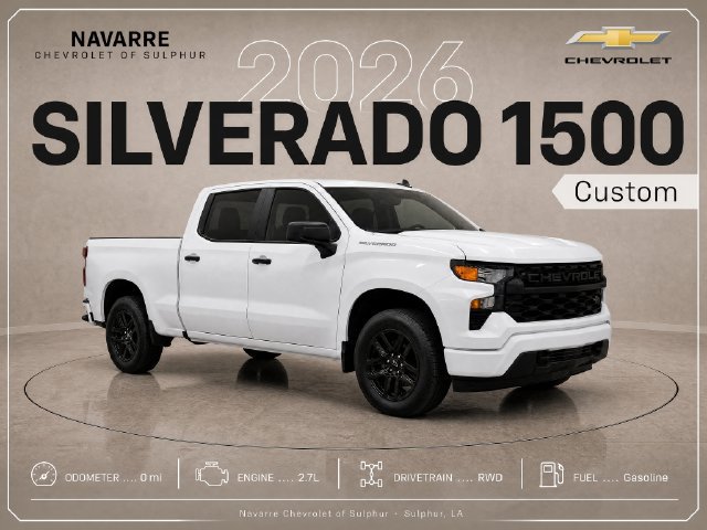 New 2026 Chevrolet Silverado 1500 Custom