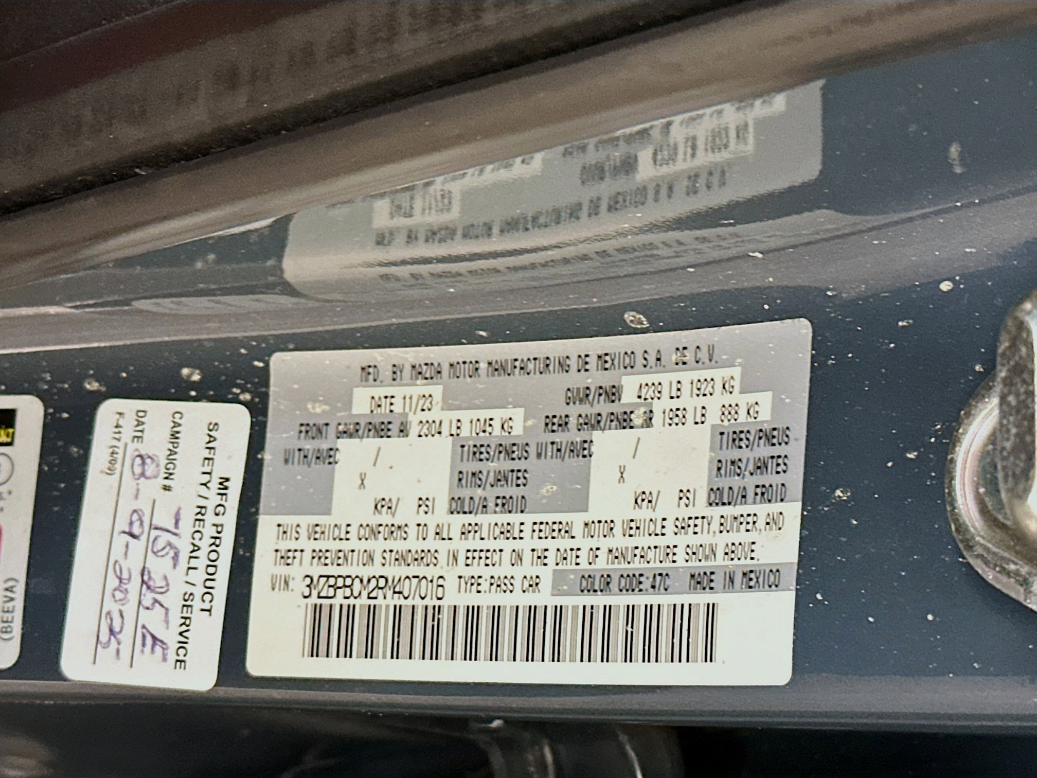 Used 2024 MAZDA MAZDA3 s image 12