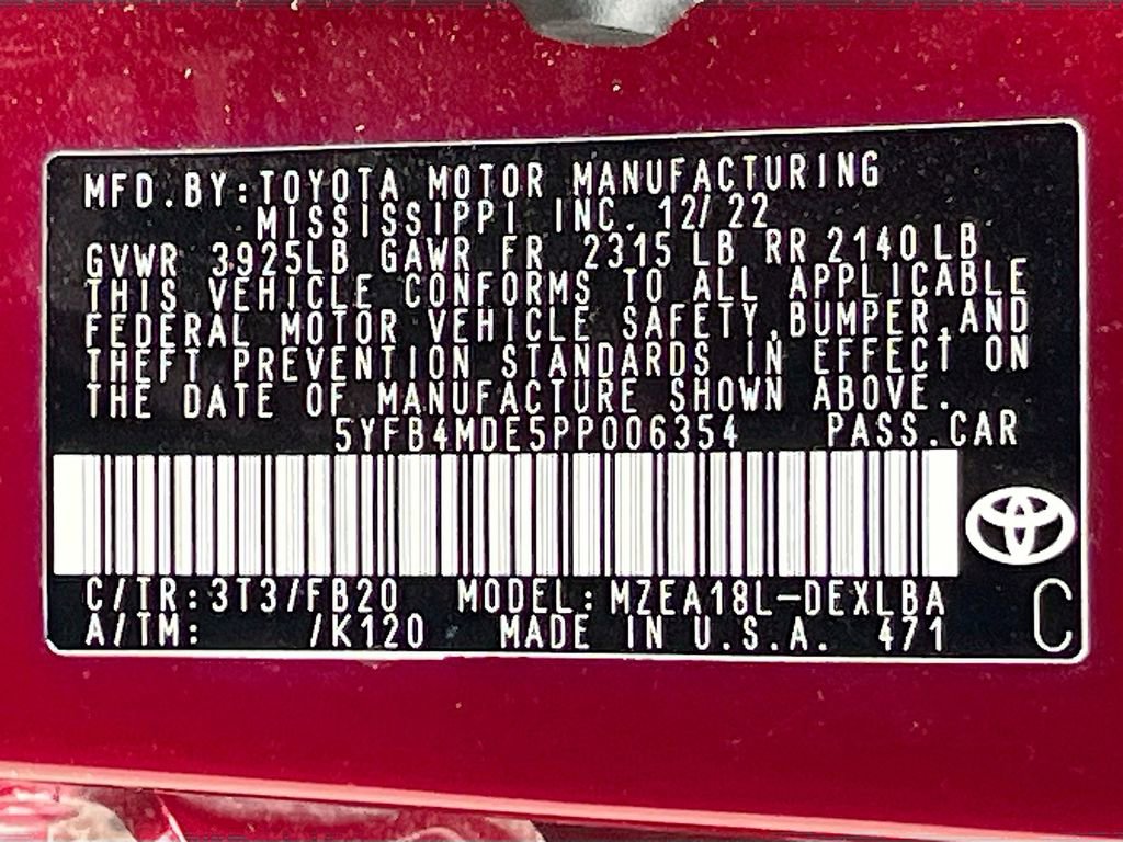 Used 2023 Toyota Corolla LE FWD image 29