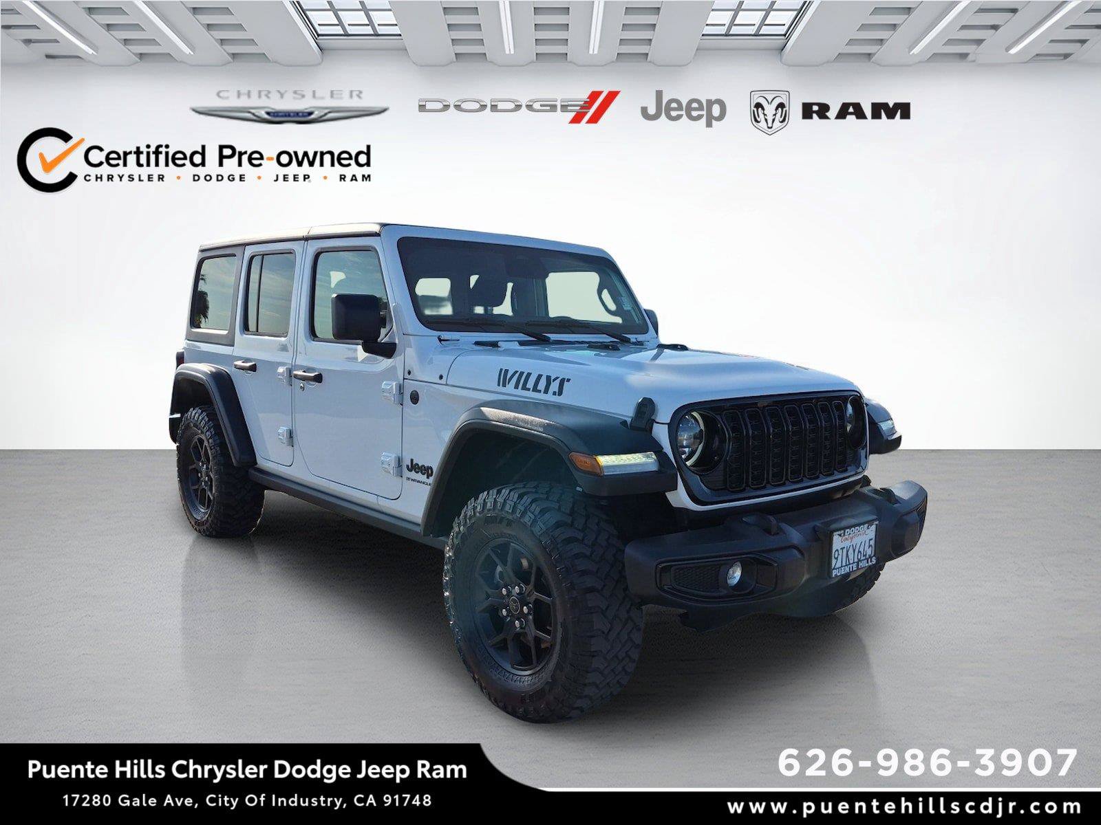 Certified 2025 Jeep Wrangler Unlimited Sport