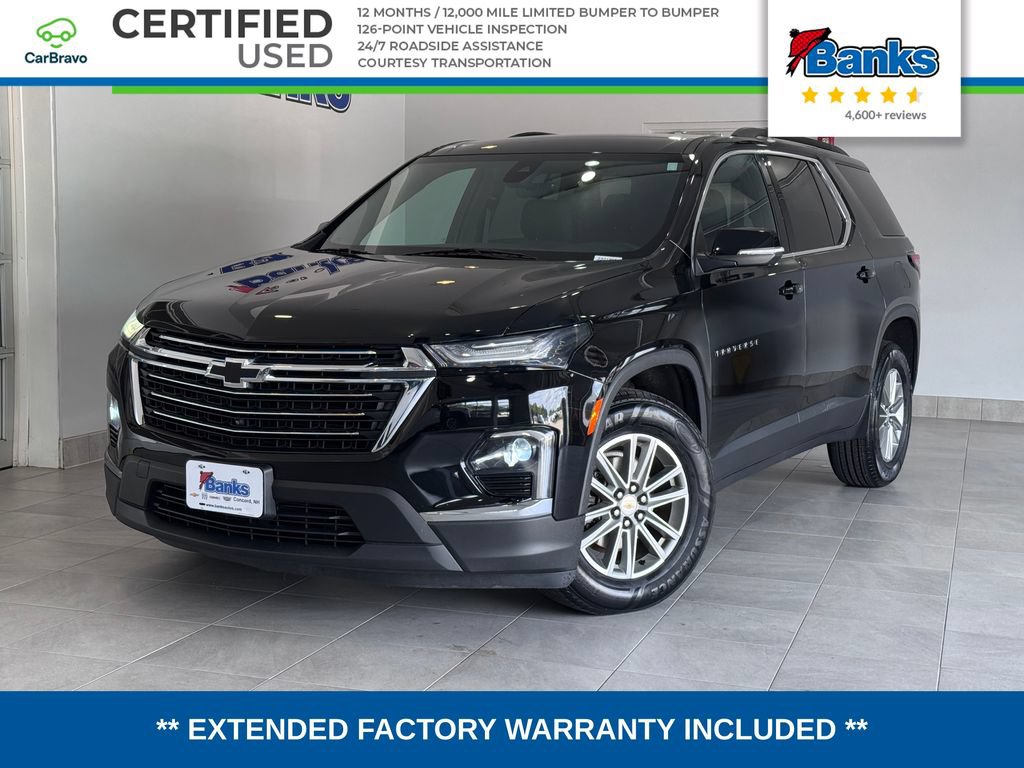 Certified 2023 Chevrolet Traverse LT w/ Rear Camera Mirror Package AWD/4WD image 1