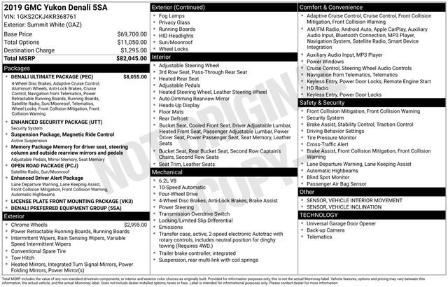 Used 2019 GMC Yukon Denali w/ Denali Ultimate Package image 3