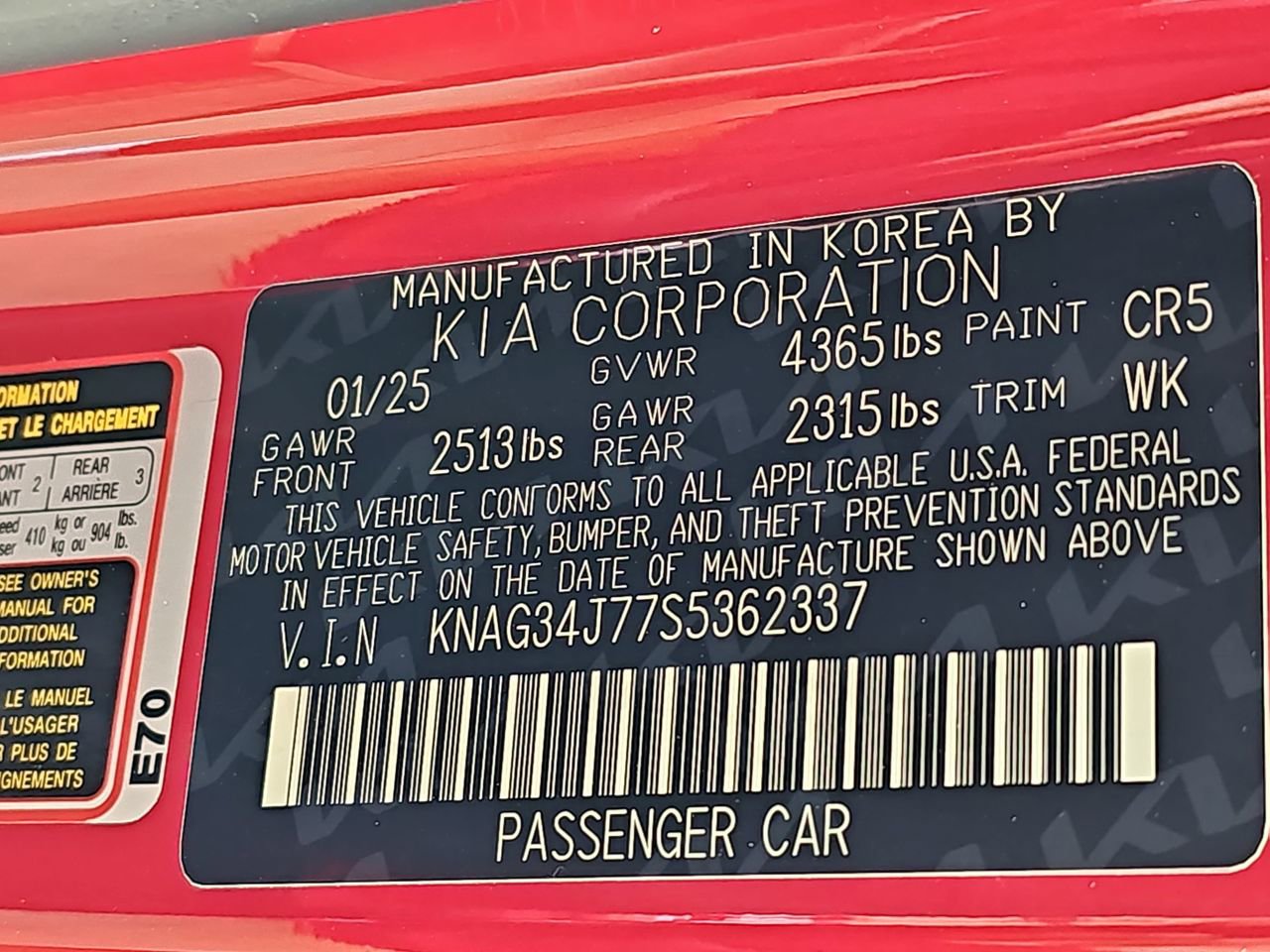 Used 2025 Kia K5 EX FWD image 40