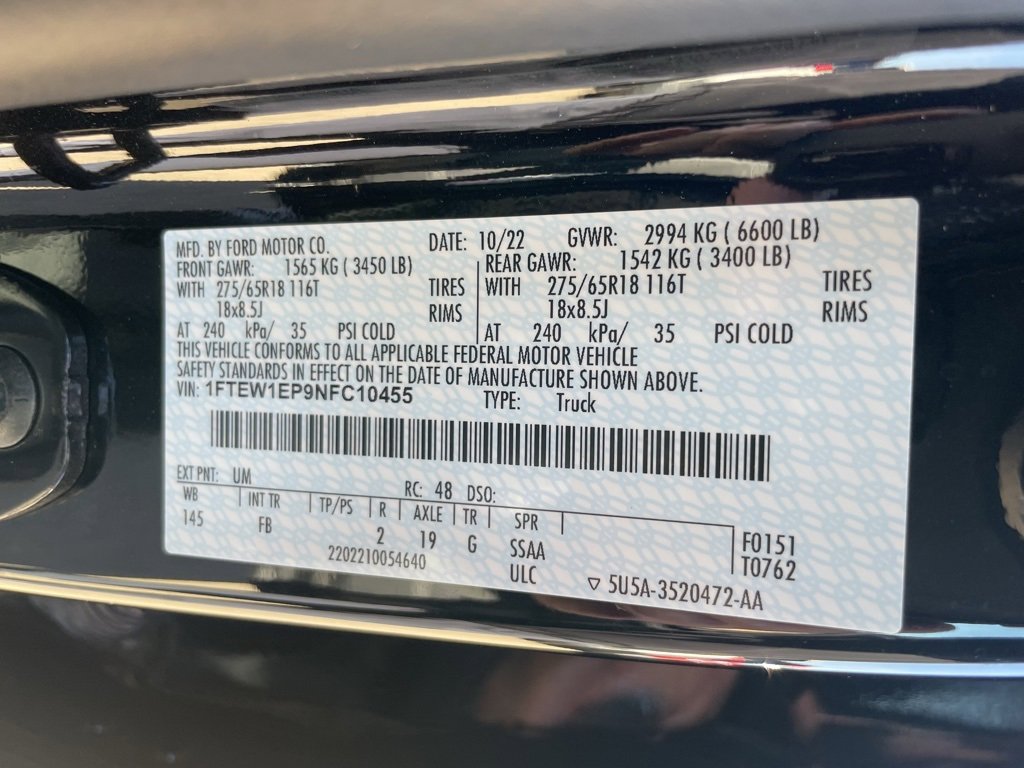 Used 2022 Ford F150 XLT w/ Equipment Group 302A High image 42