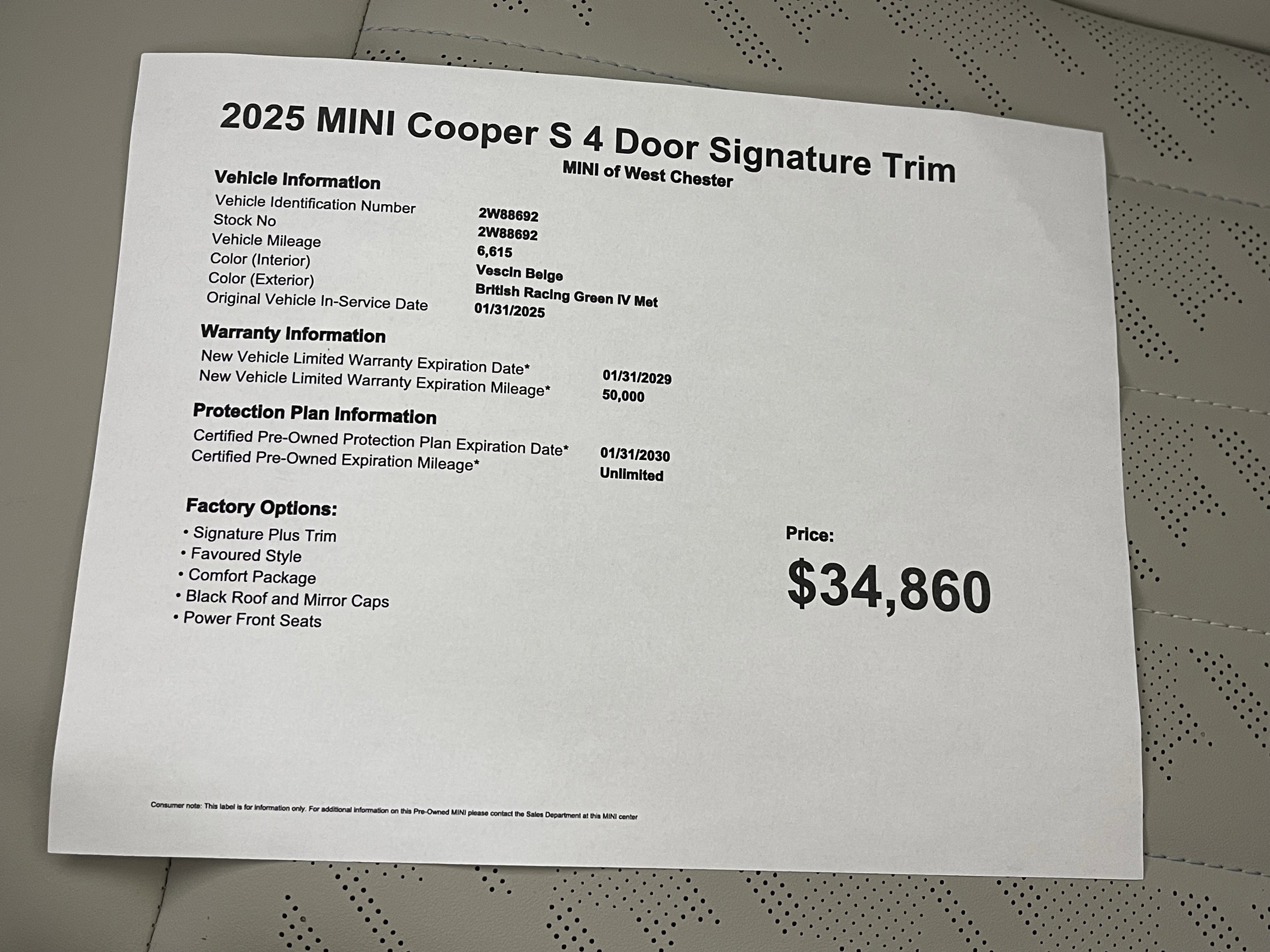 Used 2025 MINI Cooper S image 19