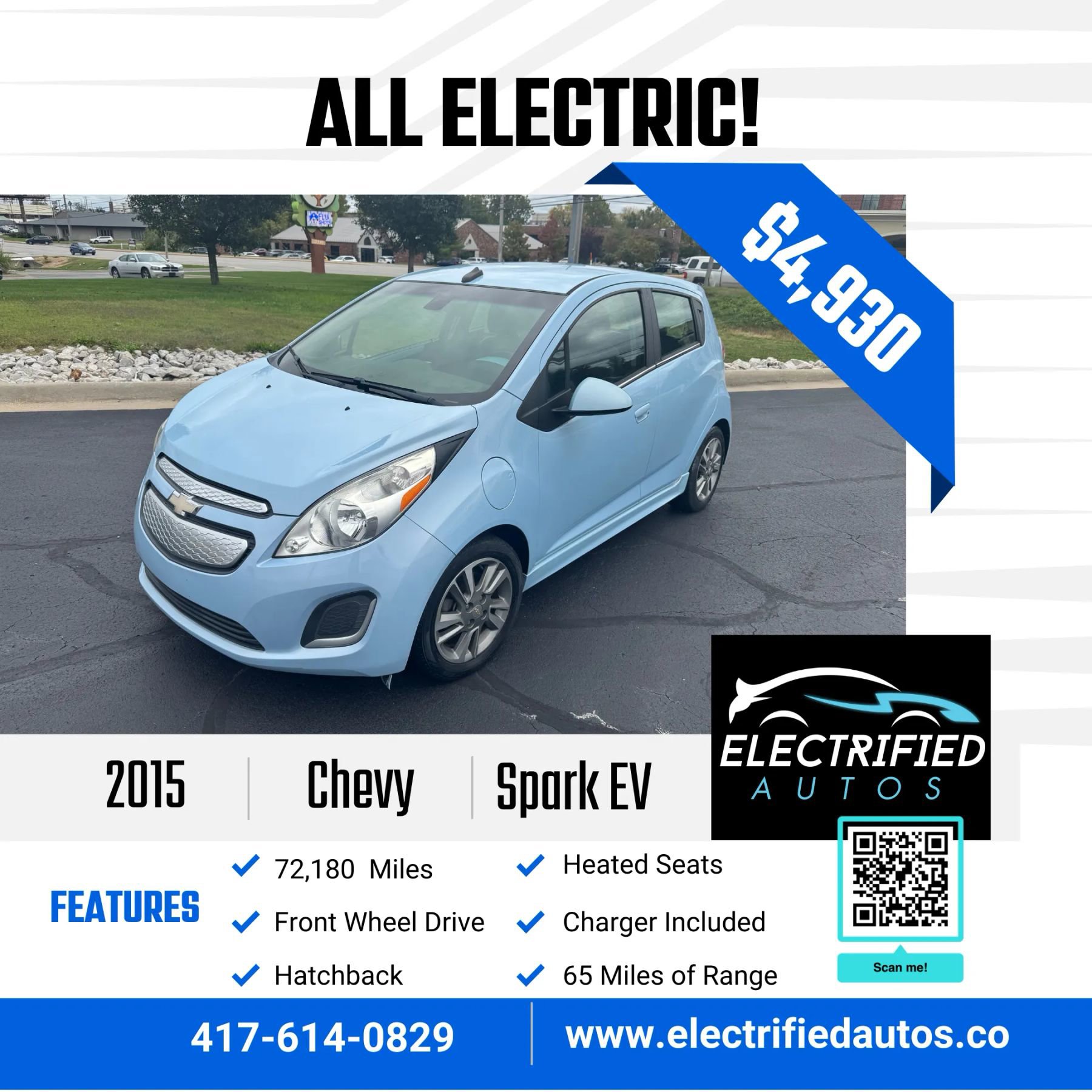 Used 2015 Chevrolet Spark LT