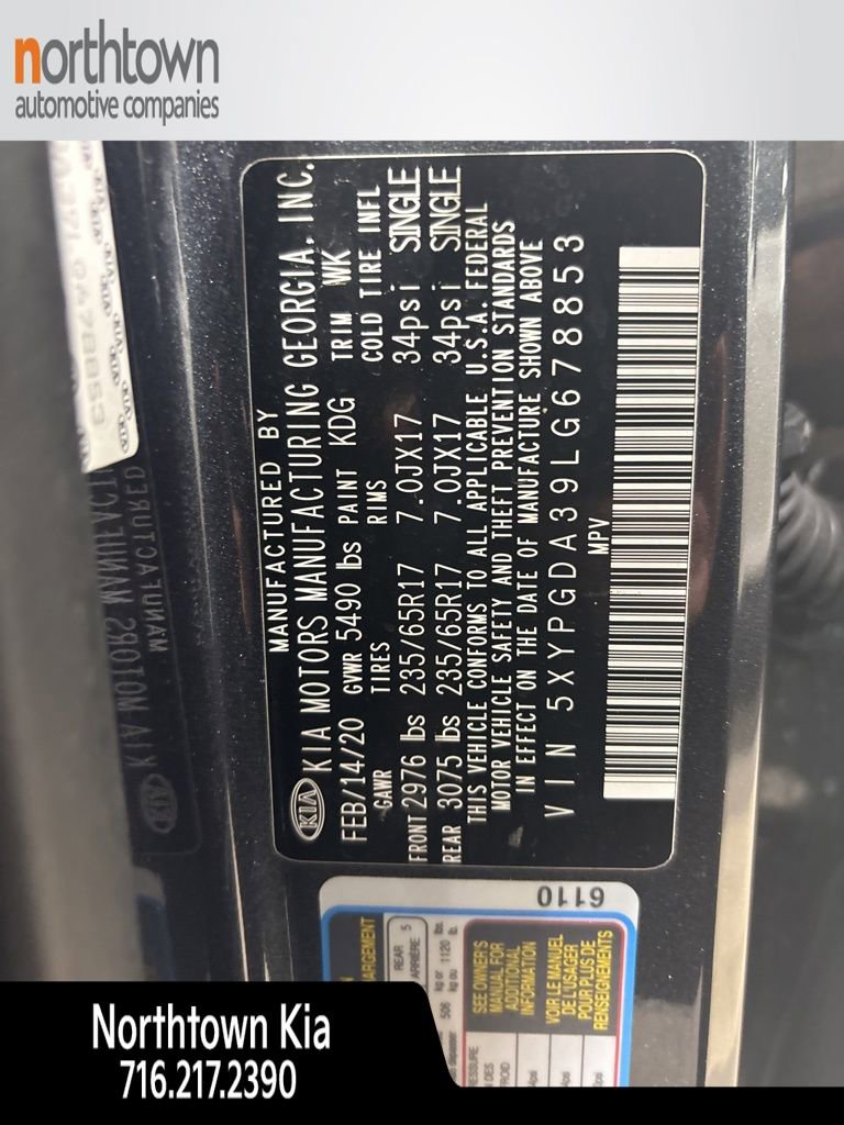 Certified 2020 Kia Sorento LX image 30