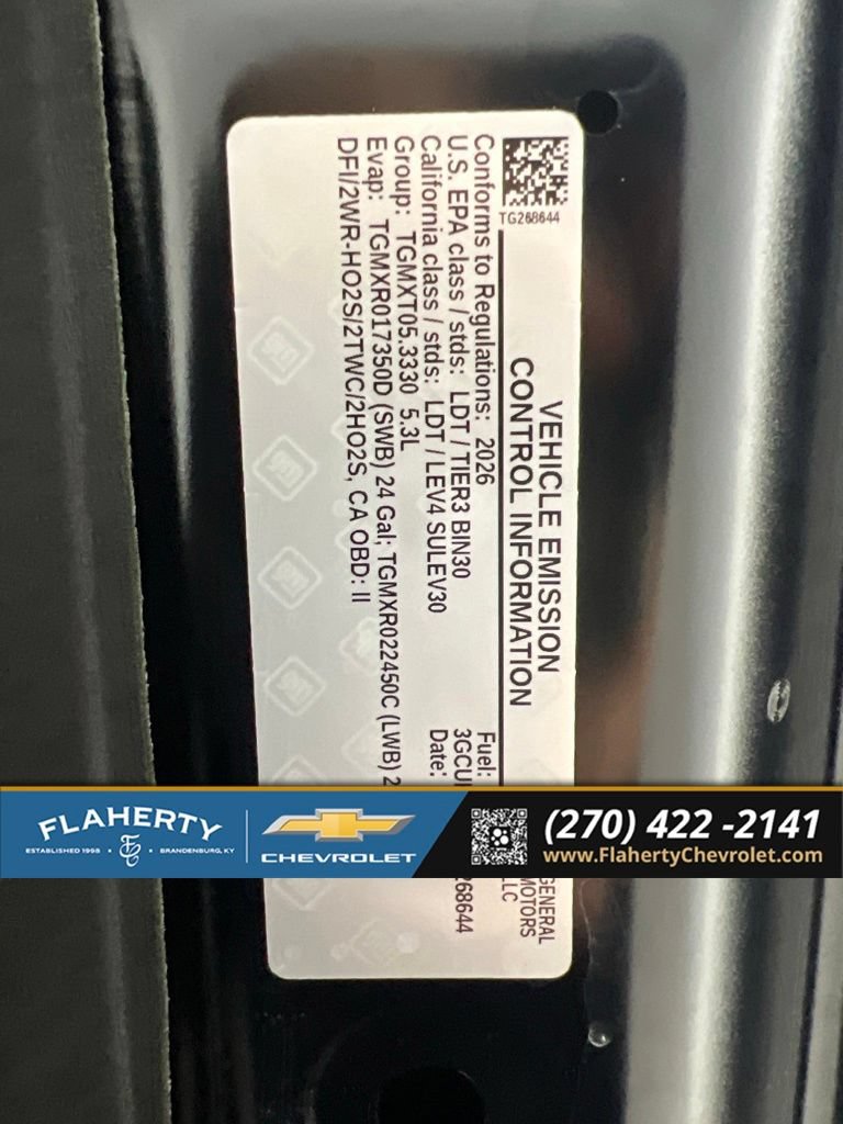 Used 2026 Chevrolet Silverado 1500 LT Trail Boss w/ Safety Package AWD/4WD image 17