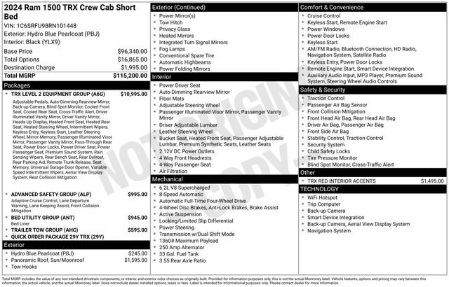 Used 2024 RAM 1500 TRX w/ TRX Level 2 Equipment Group image 13