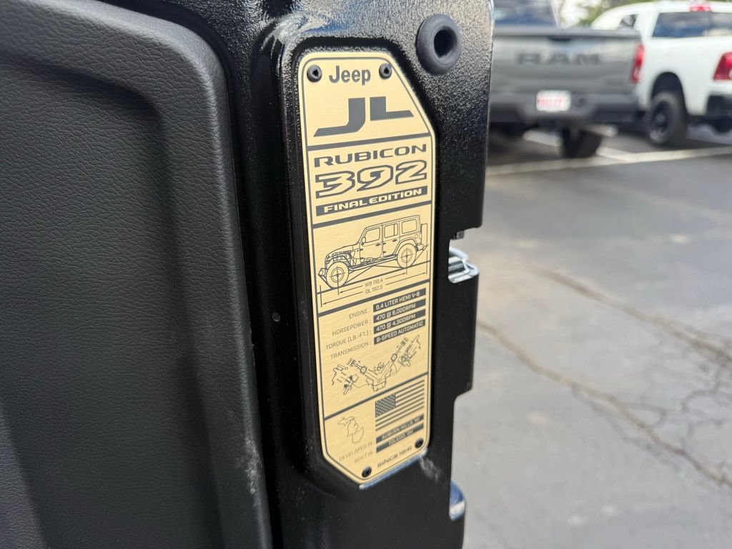 Used 2025 Jeep Wrangler Unlimited Rubicon 392 AWD/4WD image 56