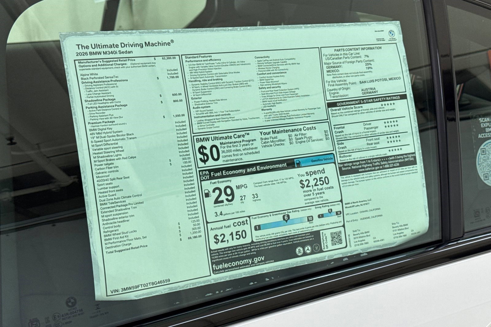 New 2026 BMW M340i RWD image 29