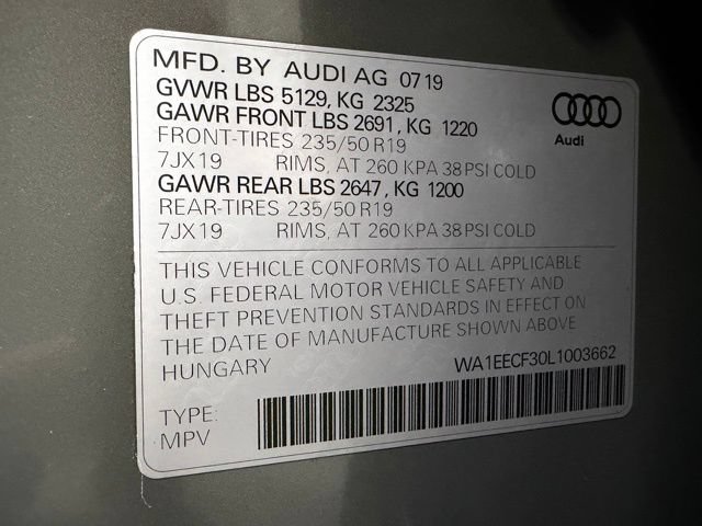 Used 2020 Audi Q3 2.0T Premium Plus w/ Premium Plus Package AWD/4WD image 32