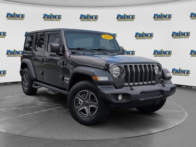 Used 2018 Jeep Wrangler Unlimited Sport S AWD/4WD image 3