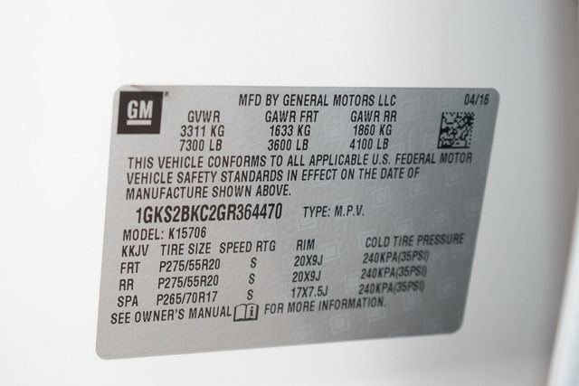 Used 2016 GMC Yukon SLT AWD/4WD image 37