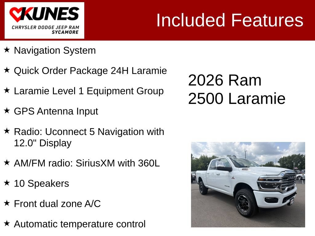 Used 2026 RAM 2500 Laramie AWD/4WD image 3