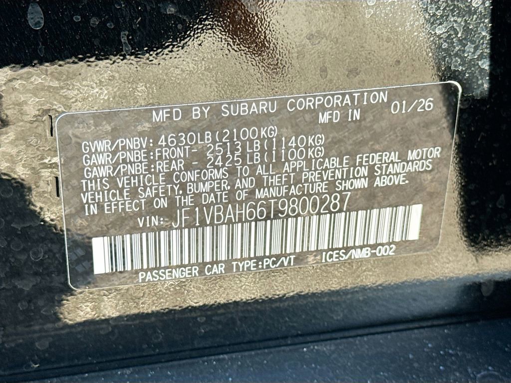 New 2026 Subaru WRX Premium image 41