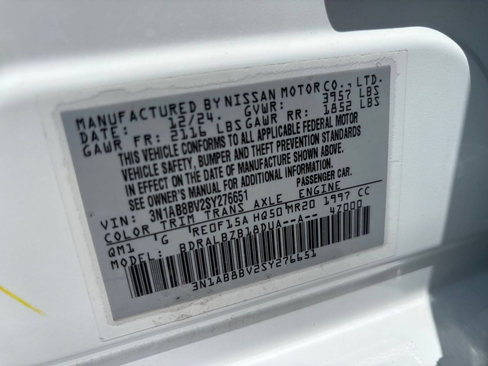 Used 2025 Nissan Sentra S FWD image 26