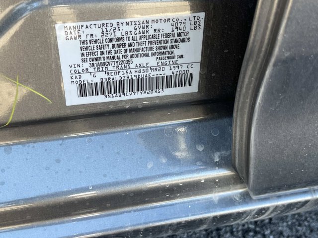 New 2026 Nissan Sentra SV w/ SV Convenience Package FWD image 24