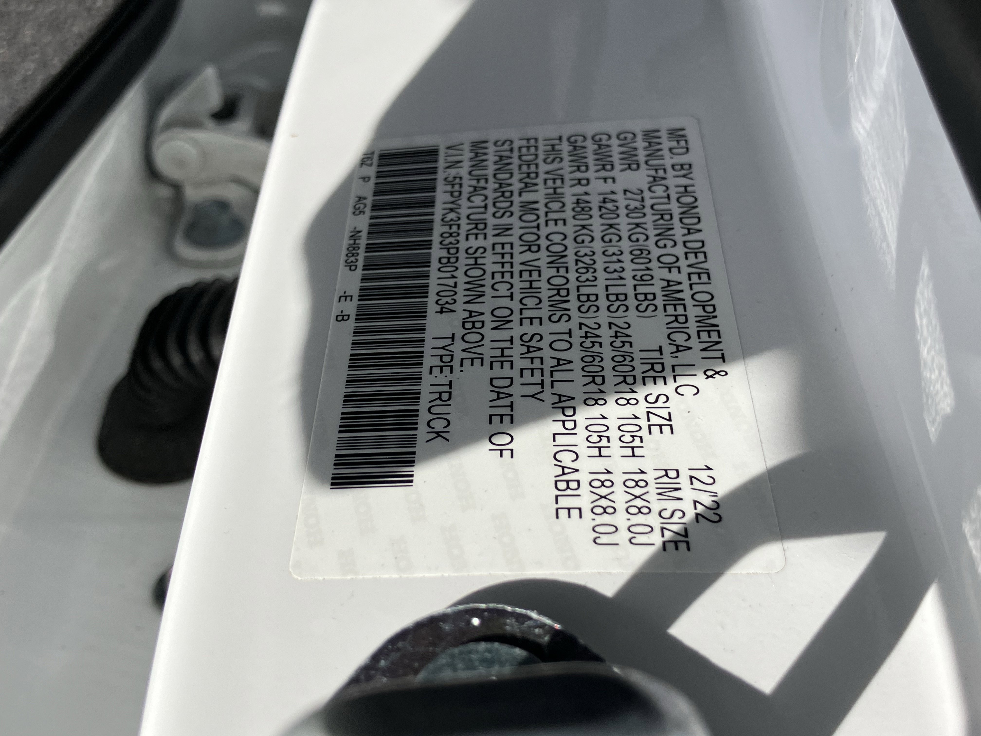 Certified 2023 Honda Ridgeline Black Edition image 31