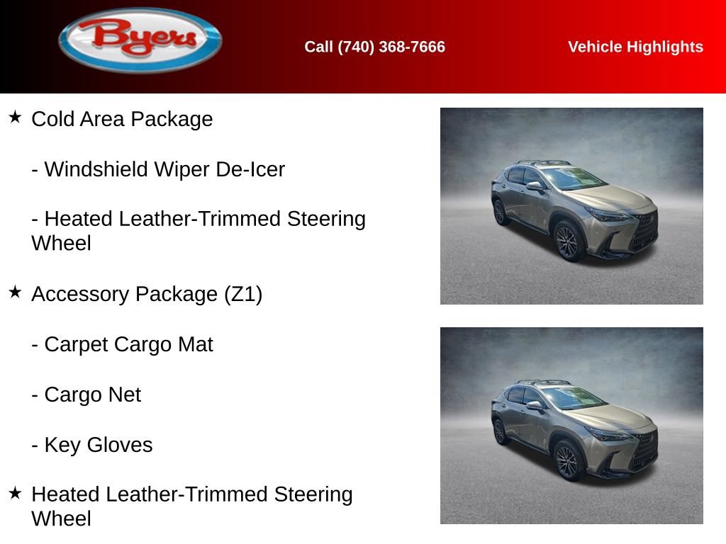 Used 2025 Lexus NX 250 FWD w/ Cold Area Package image 12