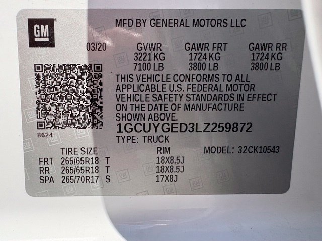 Used 2020 Chevrolet Silverado 1500 LTZ AWD/4WD image 29