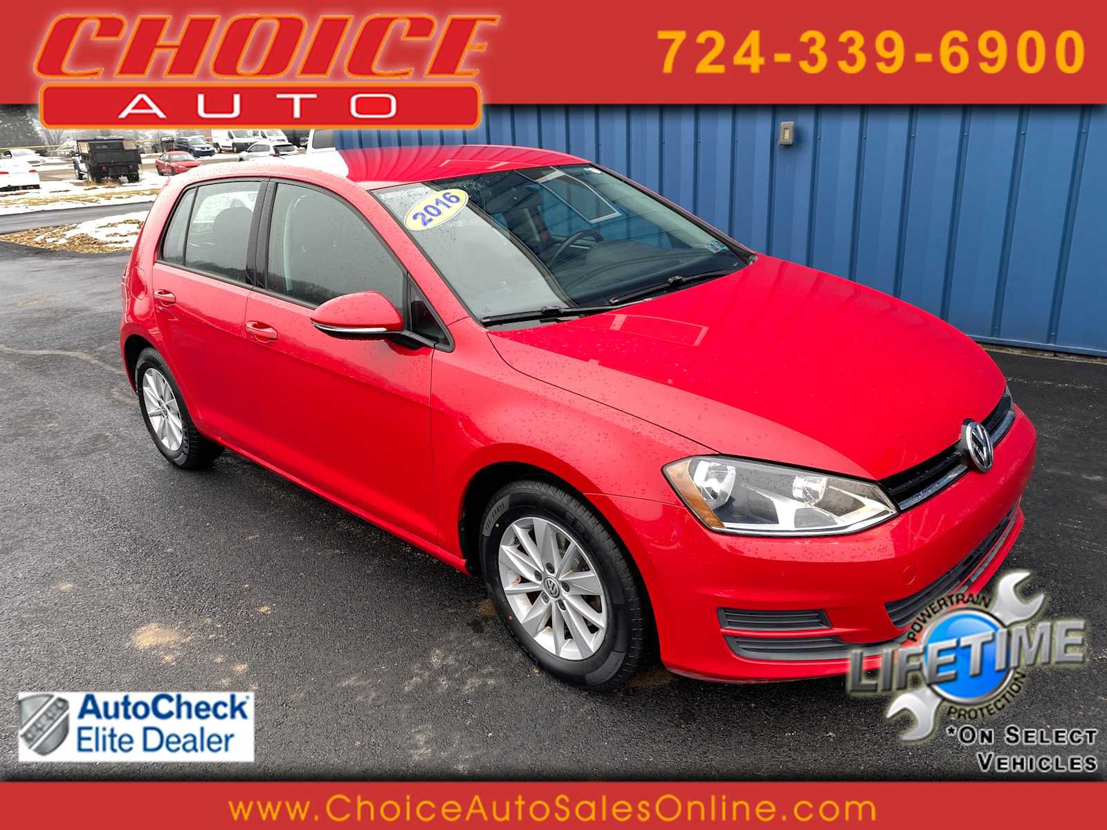 Used 2016 Volkswagen Golf S FWD image 1
