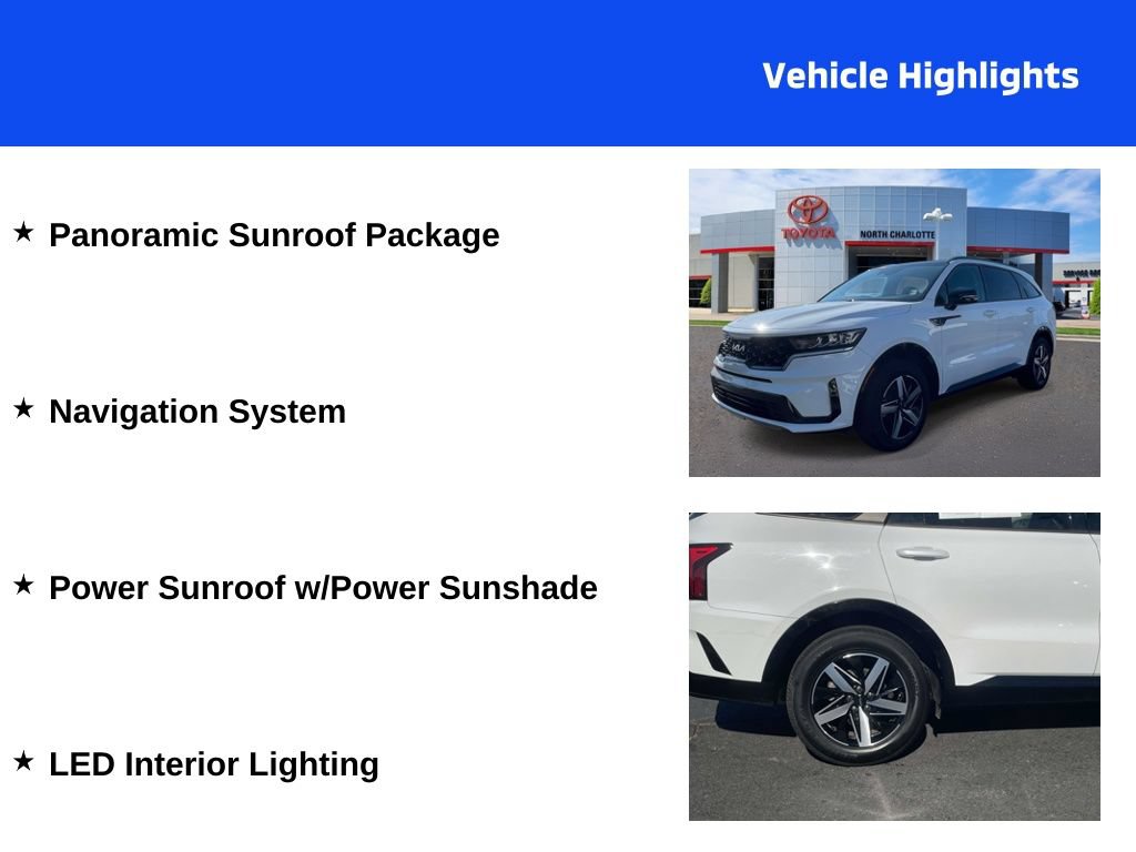Used 2022 Kia Sorento S w/ Panoramic Sunroof Package FWD image 4