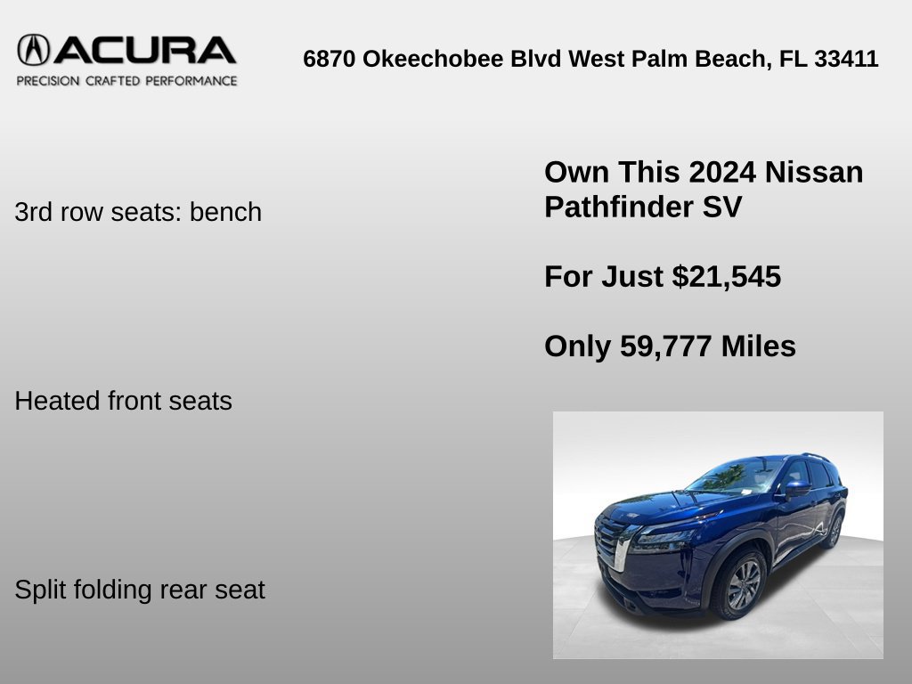 Used 2024 Nissan Pathfinder SV FWD image 12