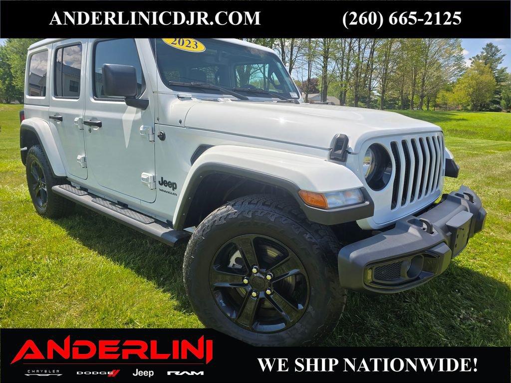 Used 2023 Jeep Wrangler Unlimited Sahara AWD/4WD image 1