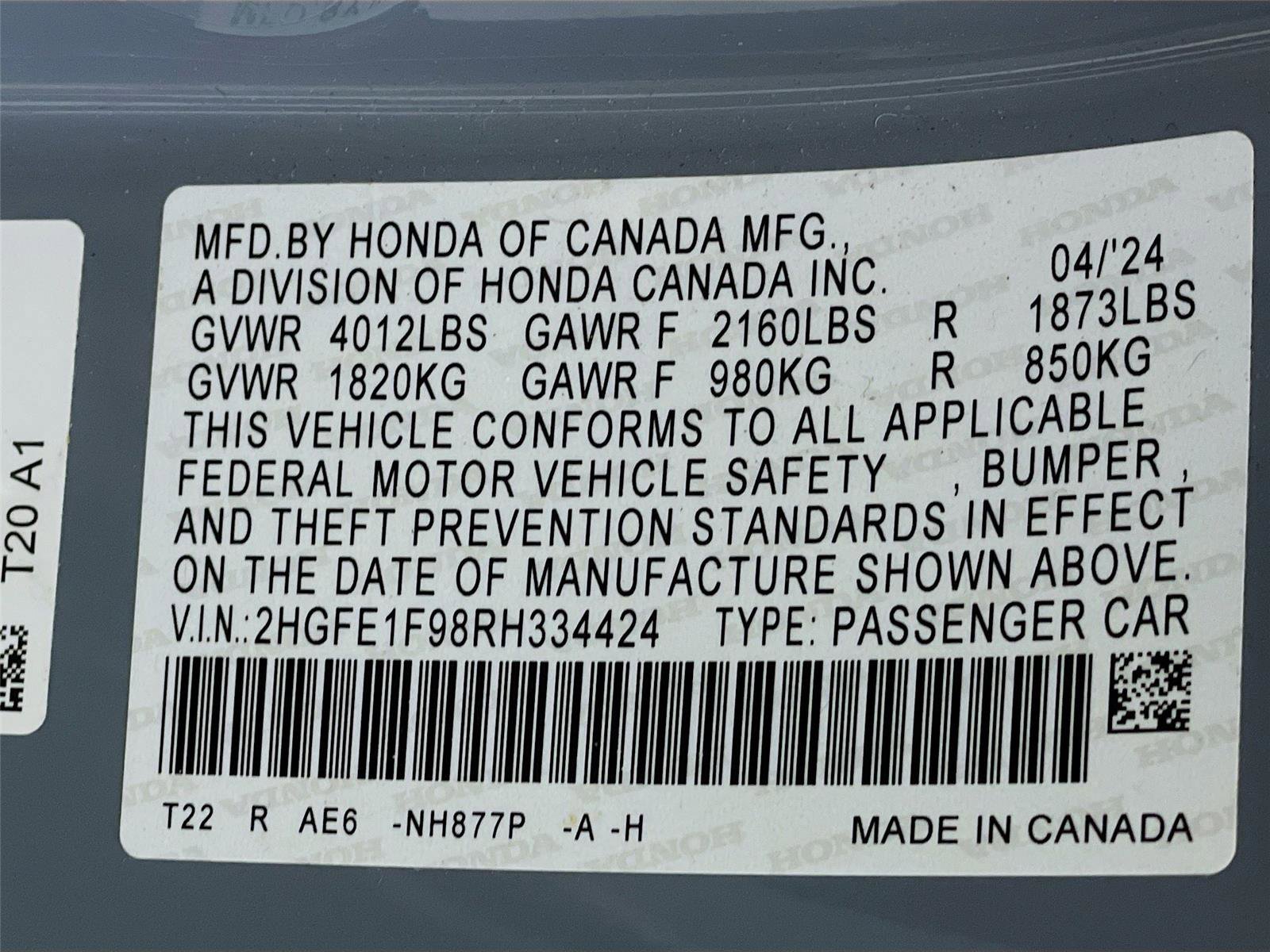 Used 2024 Honda Civic Touring image 38