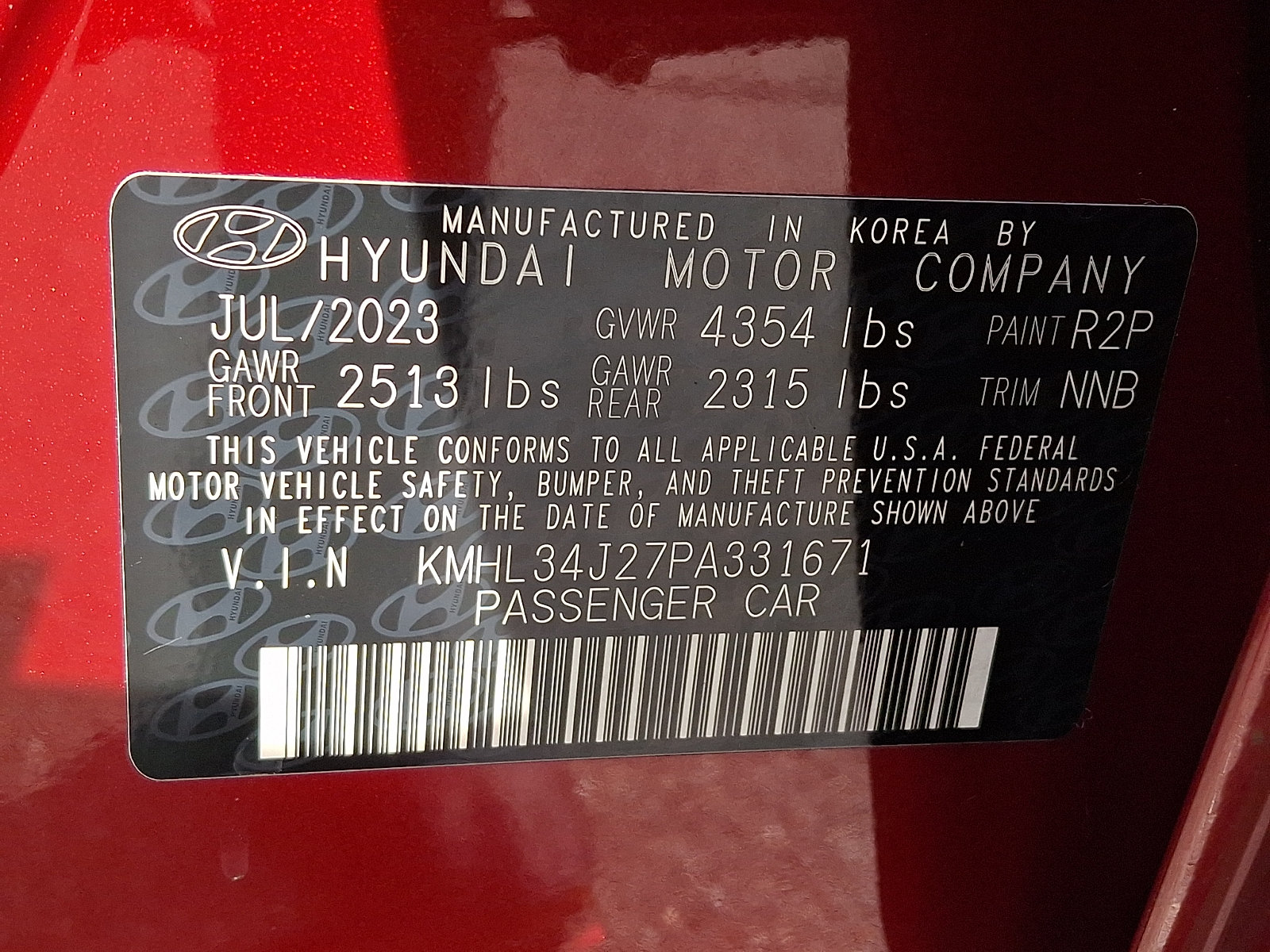 Used 2023 Hyundai Sonata Limited w/ Cargo Package FWD image 29