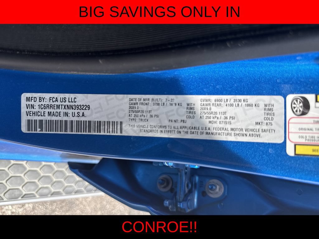 Used 2022 RAM 1500 Lone Star RWD image 29