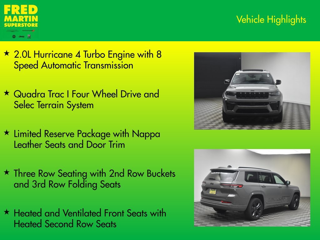 New 2027 Jeep Grand Cherokee L Limited AWD/4WD image 8
