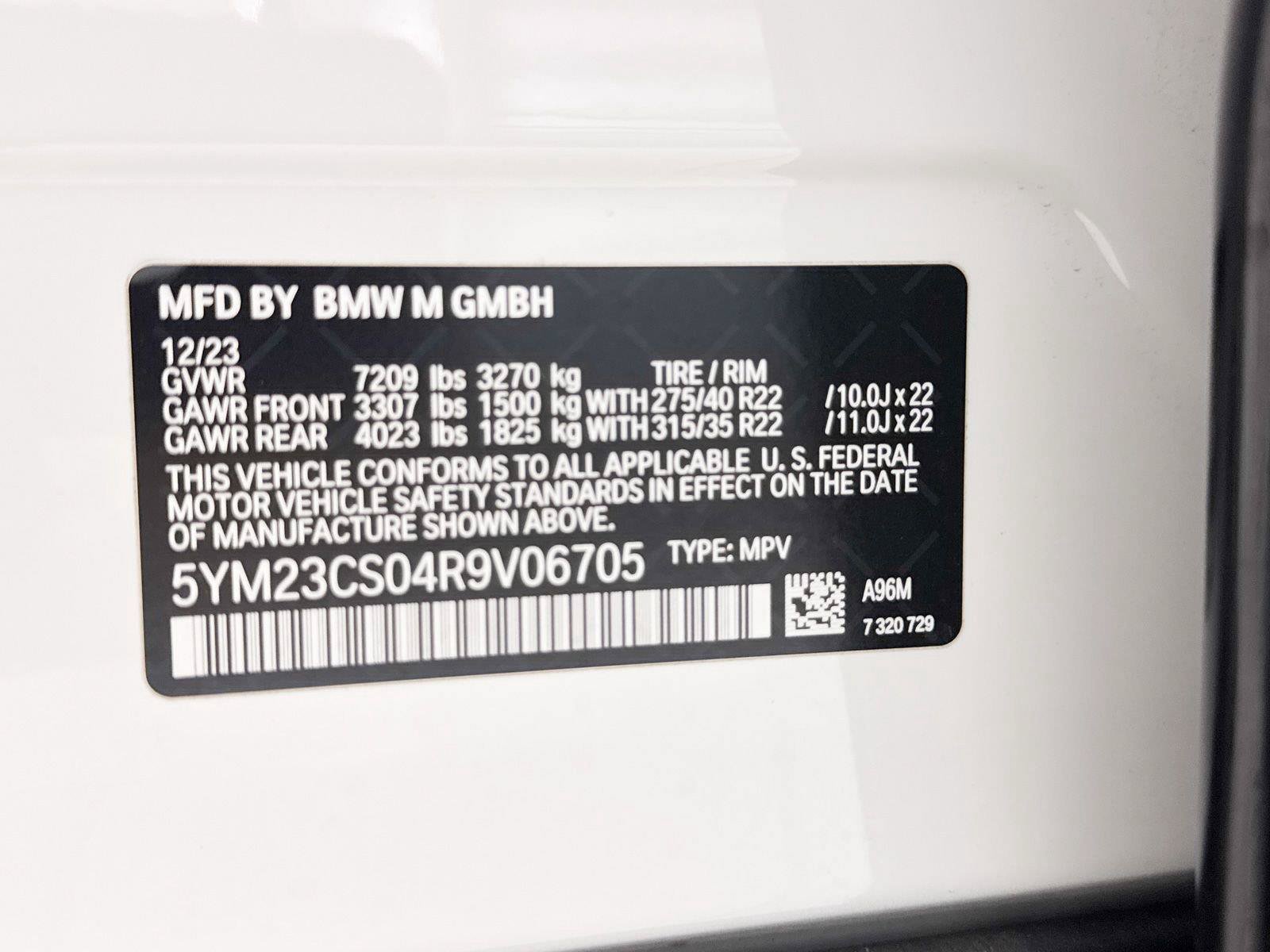 Used 2024 BMW XM AWD/4WD image 60