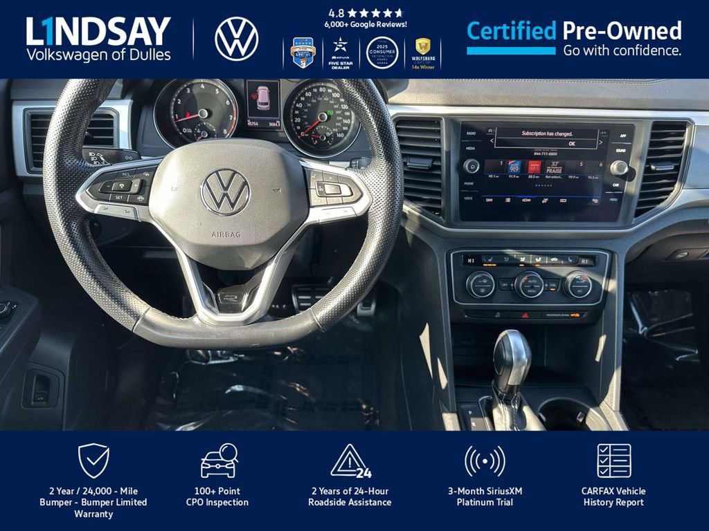 Certified 2021 Volkswagen Atlas Cross Sport SE w/ Panoramic Sunroof Package image 10