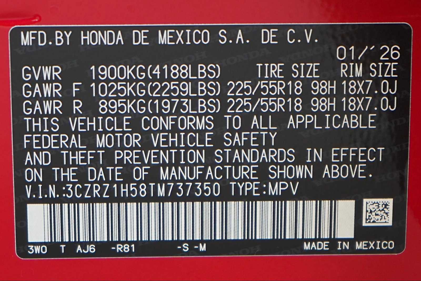 Used 2026 Honda HR-V Sport image 30