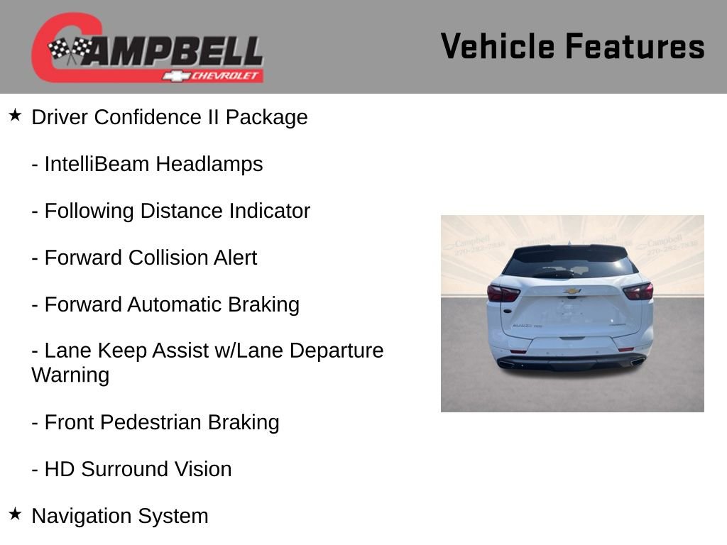 Used 2019 Chevrolet Blazer Premier w/ Sun and Wheels Package image 10