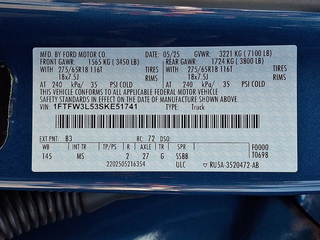 Used 2025 Ford F150 XLT w/ Equipment Group 301A Standard AWD/4WD image 26