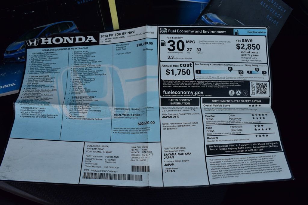 Used 2013 Honda Fit Sport image 13