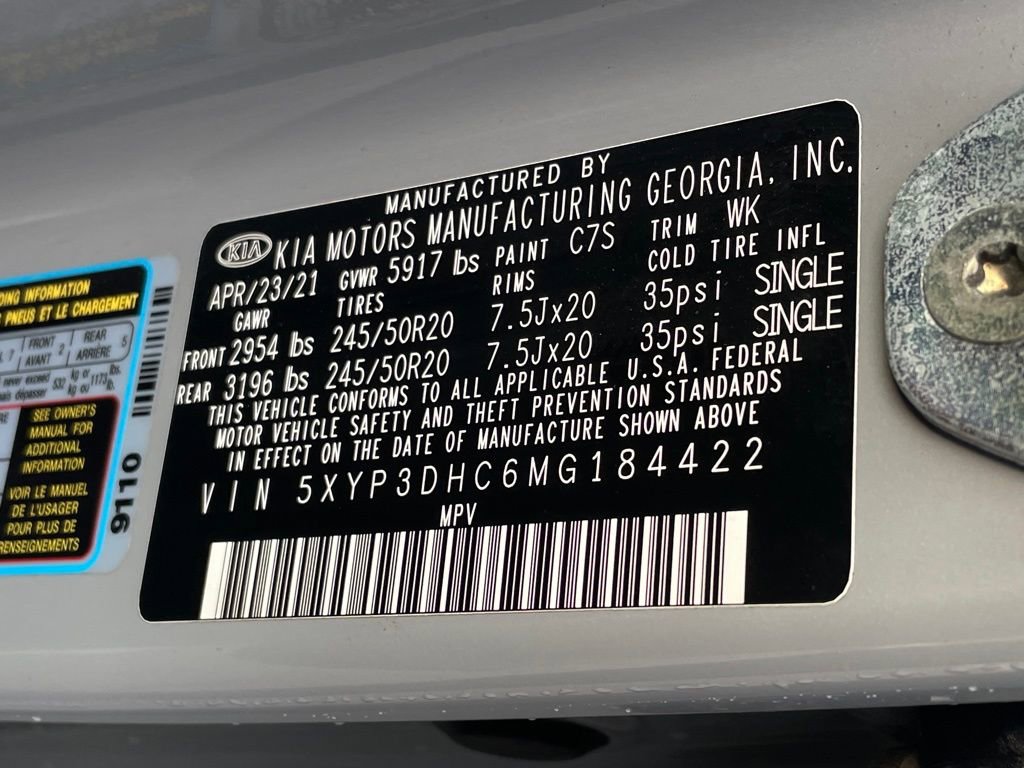 Used 2021 Kia Telluride EX w/ EX Premium Package AWD/4WD image 35