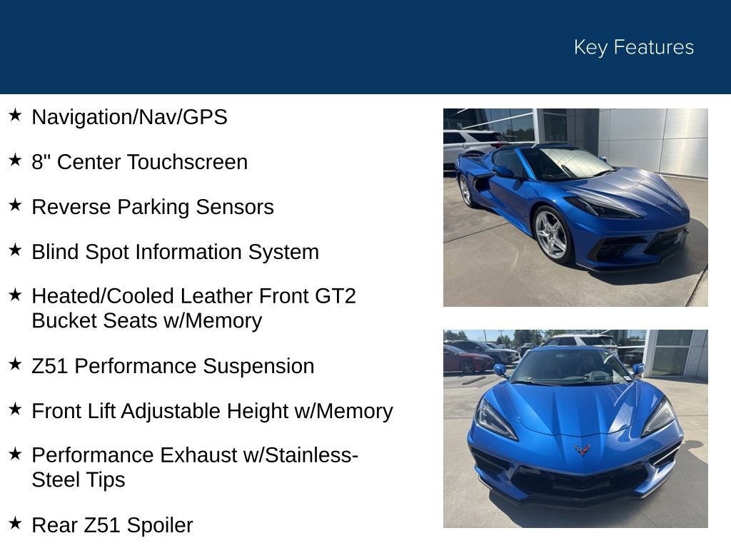 Used 2021 Chevrolet Corvette Stingray Preferred Cpe w/ Z51 Performance Package image 31