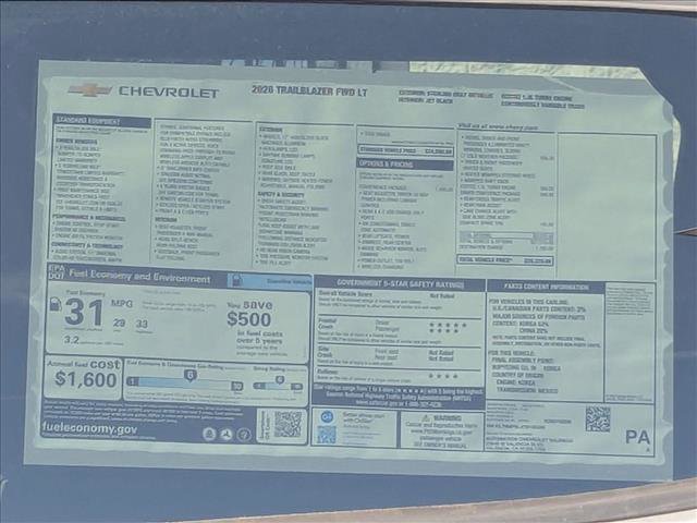 New 2026 Chevrolet TrailBlazer LT w/ Convenience Package image 17