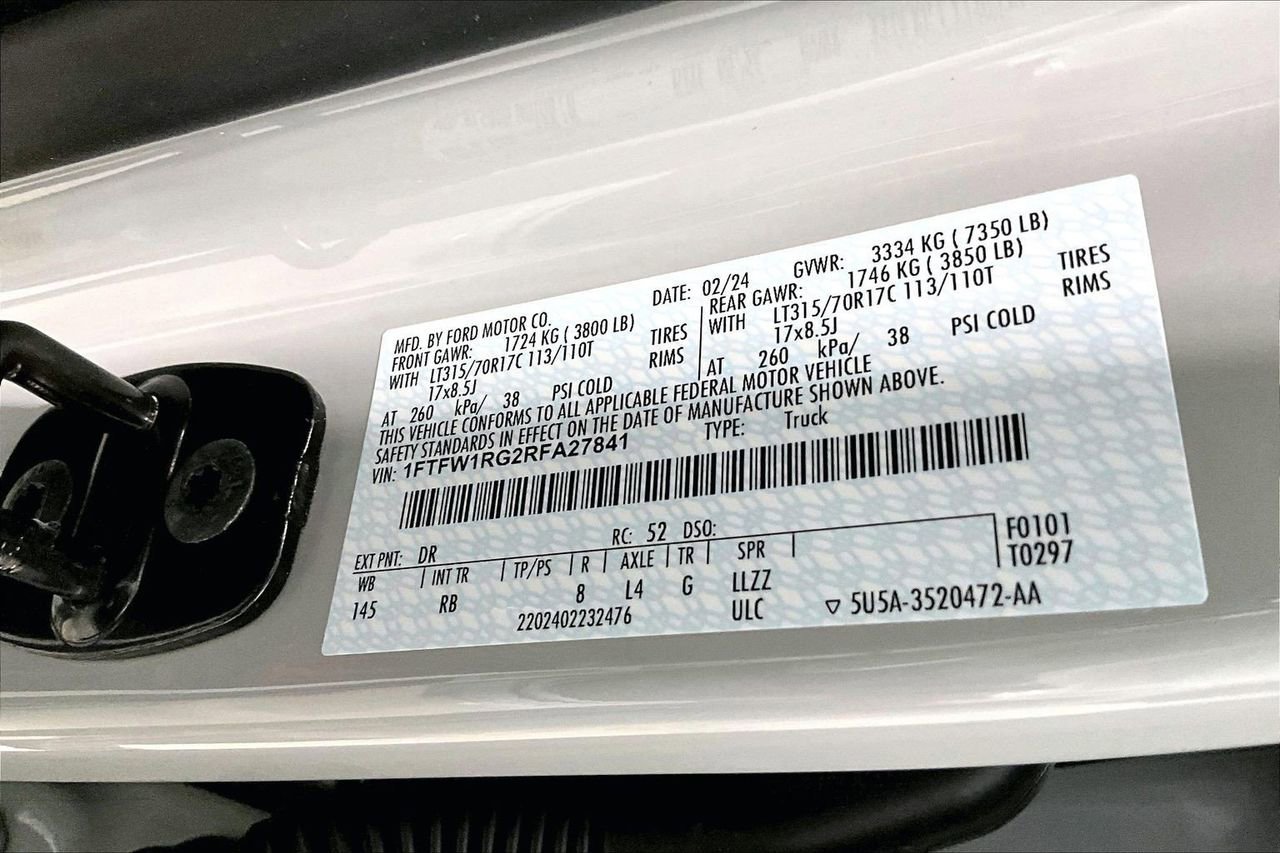 Used 2024 Ford F150 Raptor image 8
