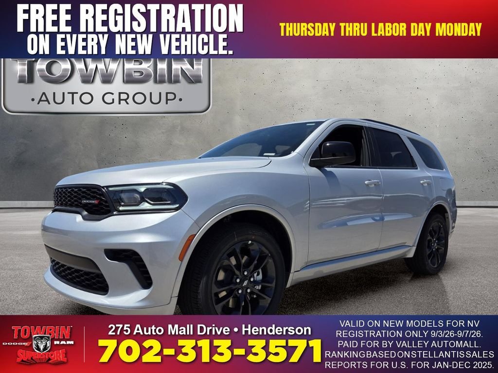 New 2026 Dodge Durango GT w/ Blacktop Package