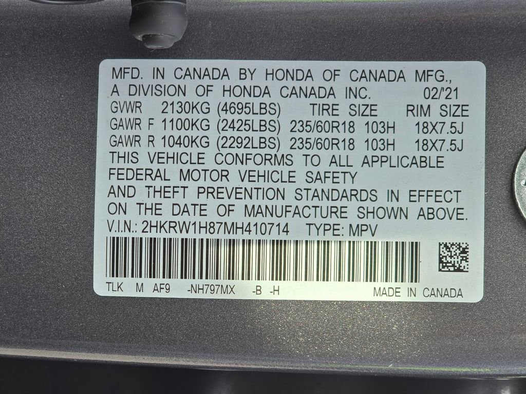 Used 2021 Honda CR-V EX-L image 53