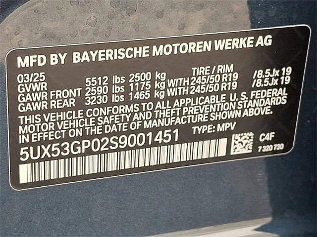 Certified 2025 BMW X3 xDrive30i w/ Premium Package image 18