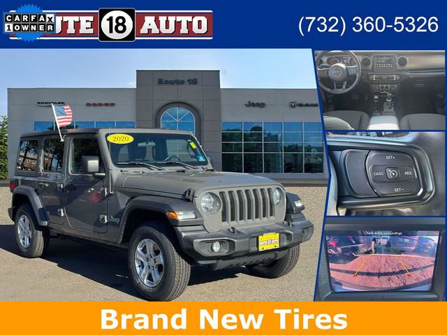 Certified 2020 Jeep Wrangler Unlimited Sport S