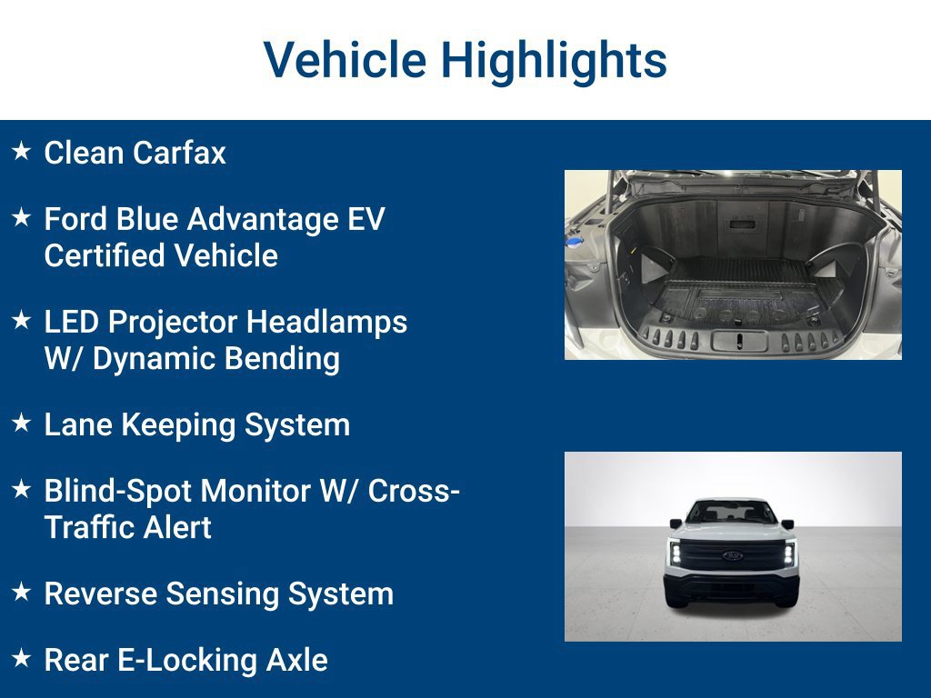 Used 2022 Ford F150 Lightning Pro AWD/4WD image 3