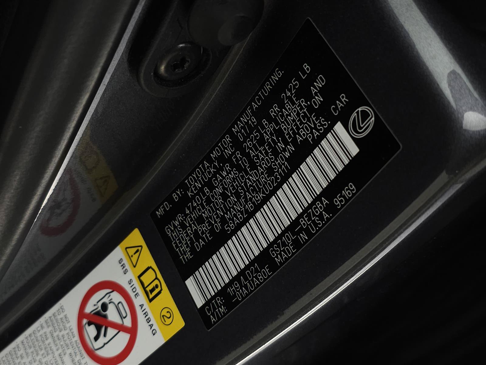 Used 2019 Lexus ES 350 w/ Premium Package FWD image 27