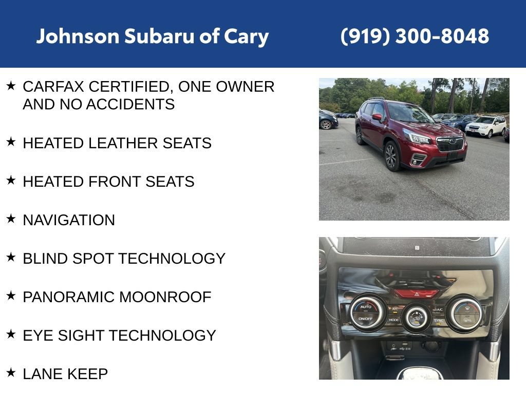 Used 2019 Subaru Forester Limited w/ Popular Package #3 AWD/4WD image 6